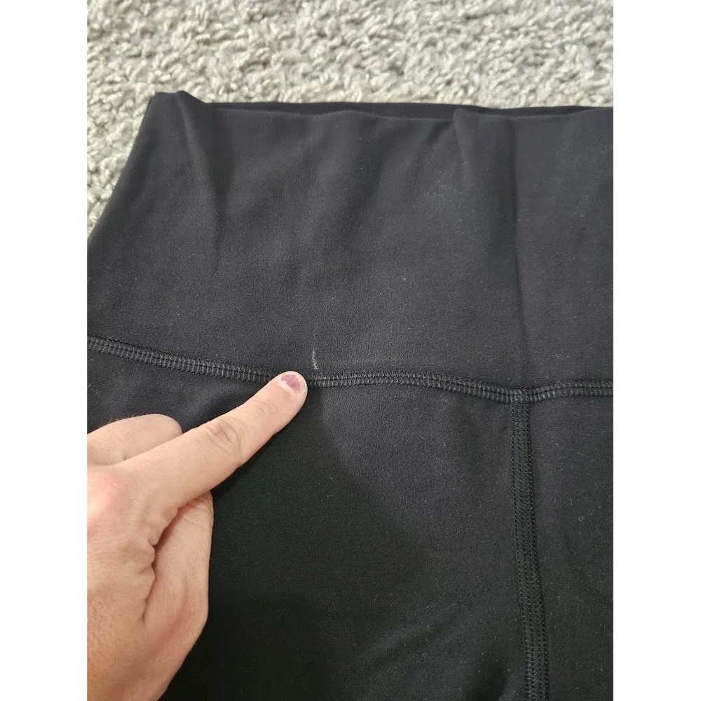 Lululemon Align High-Rise Biker Shorts Women Size 4 Black Yoga Workout
